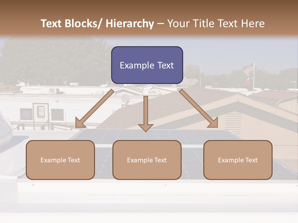 A Solar Panel On The Roof Of A House PowerPoint Template