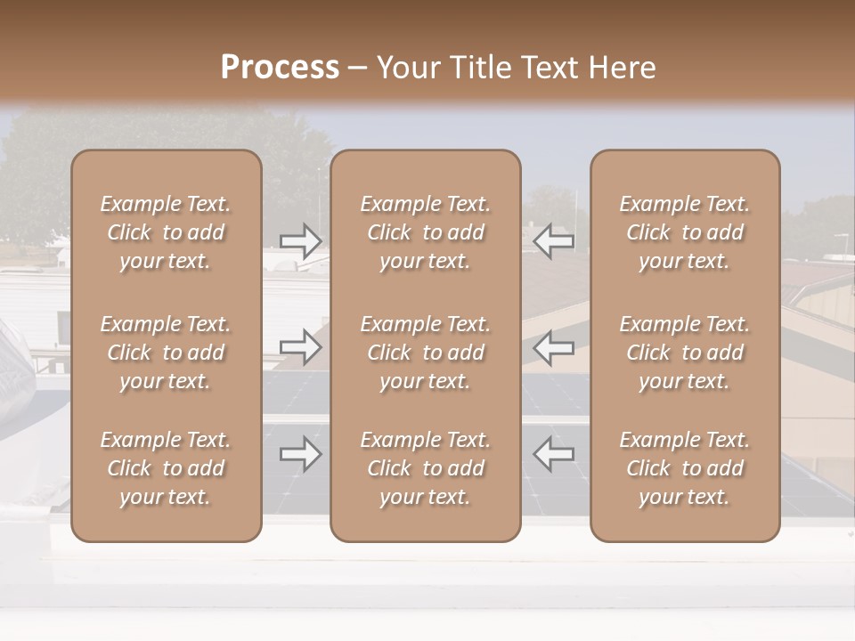 A Solar Panel On The Roof Of A House PowerPoint Template