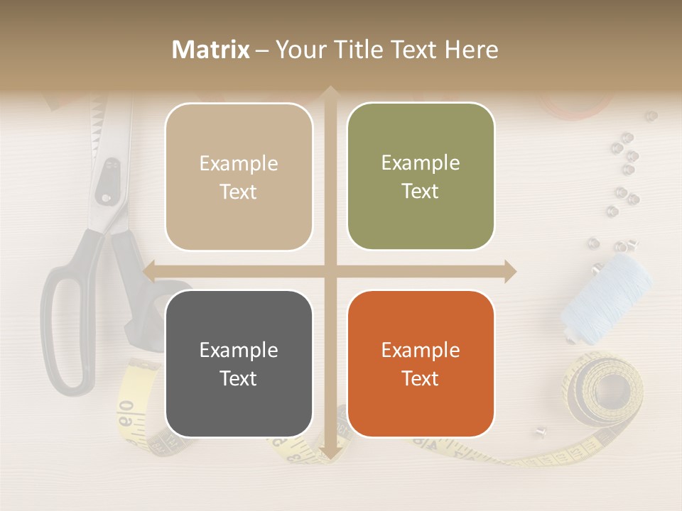 Concept Tailor Leisure PowerPoint Template