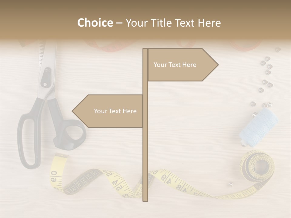 Concept Tailor Leisure PowerPoint Template