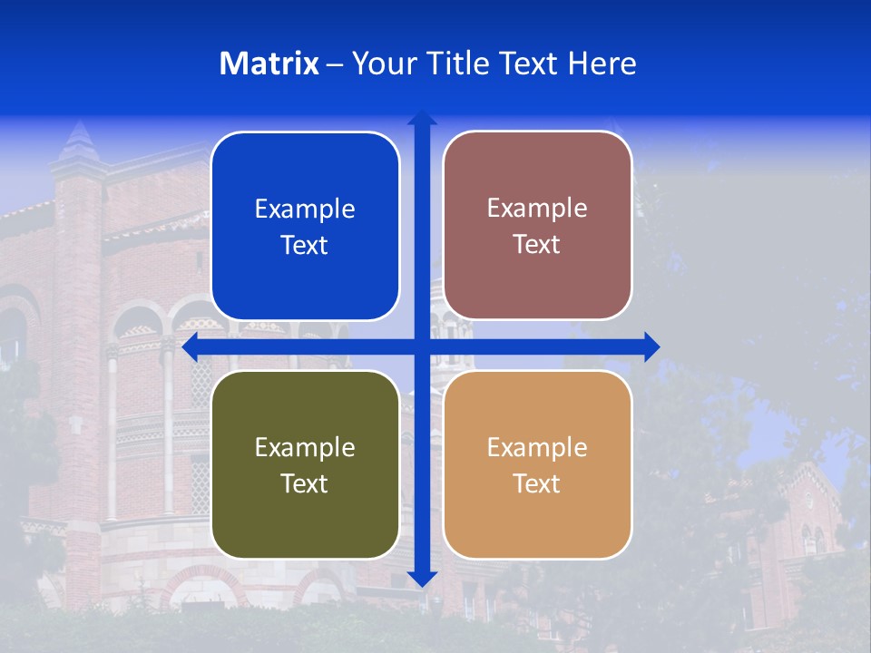 Historic Site Los Angeles Students PowerPoint Template