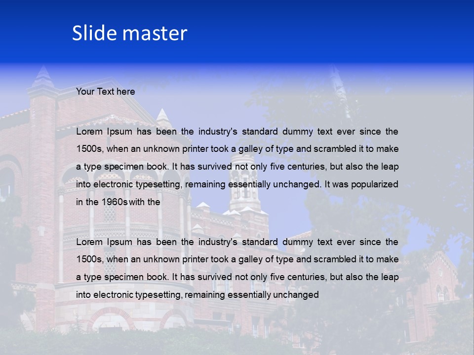 Historic Site Los Angeles Students PowerPoint Template