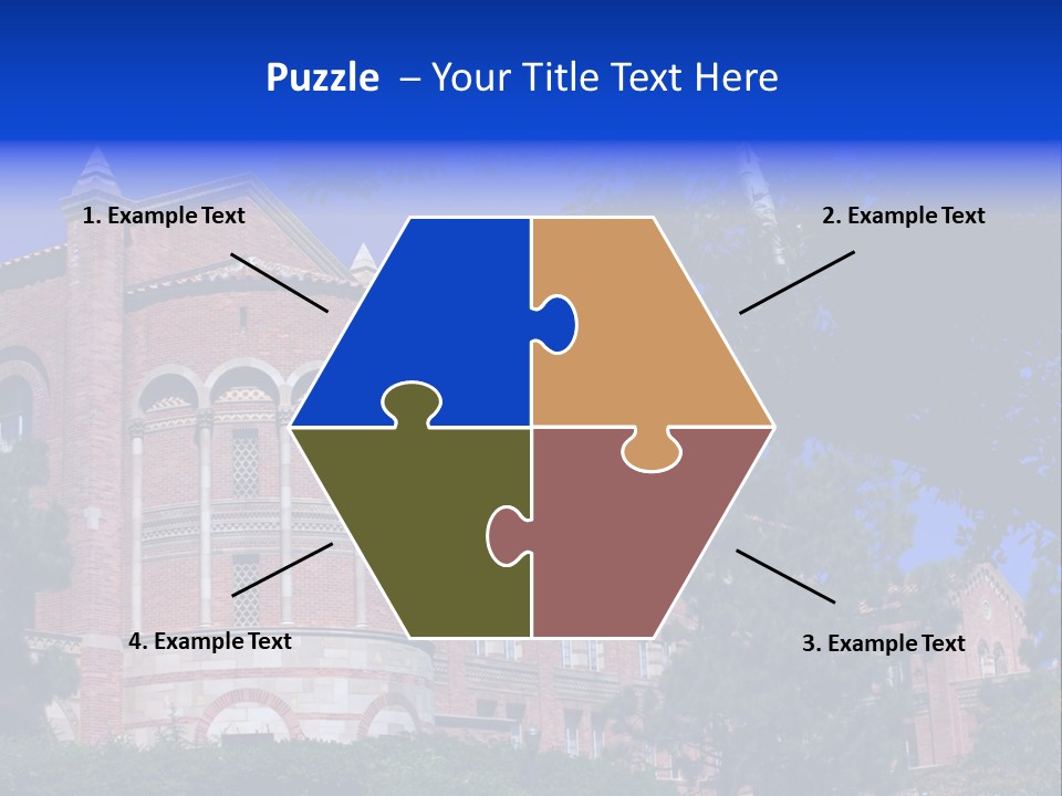 Historic Site Los Angeles Students PowerPoint Template