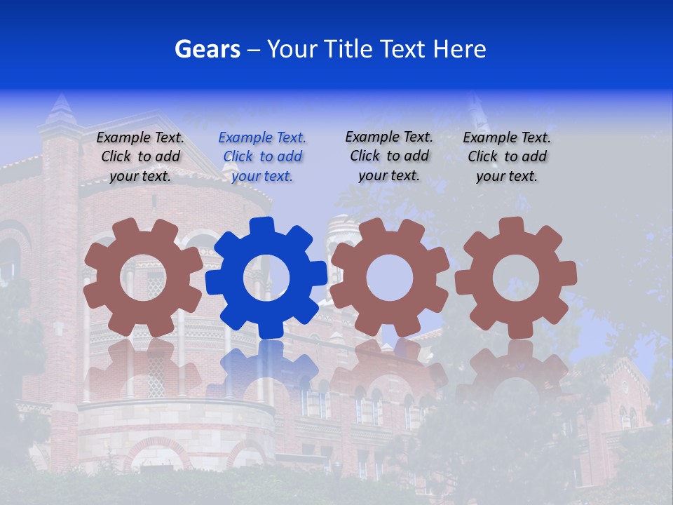 Historic Site Los Angeles Students PowerPoint Template