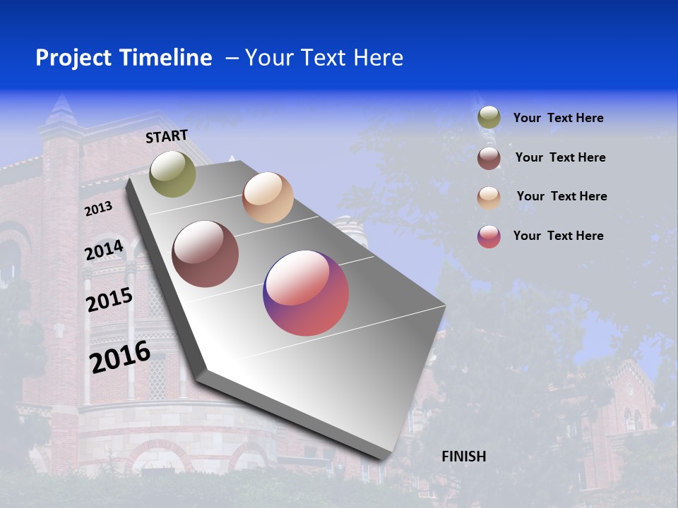 Historic Site Los Angeles Students PowerPoint Template