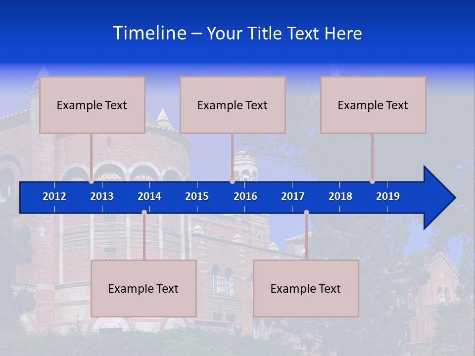 Historic Site Los Angeles Students PowerPoint Template