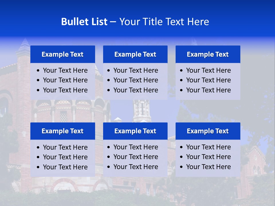 Historic Site Los Angeles Students PowerPoint Template