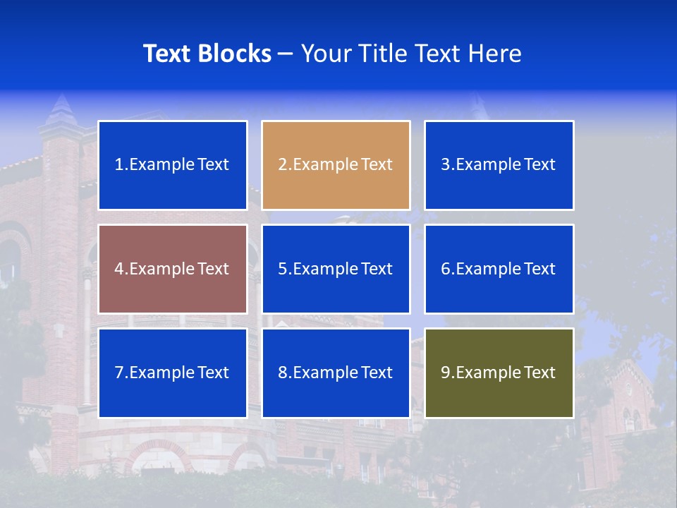 Historic Site Los Angeles Students PowerPoint Template