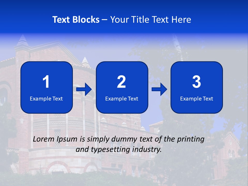 Historic Site Los Angeles Students PowerPoint Template