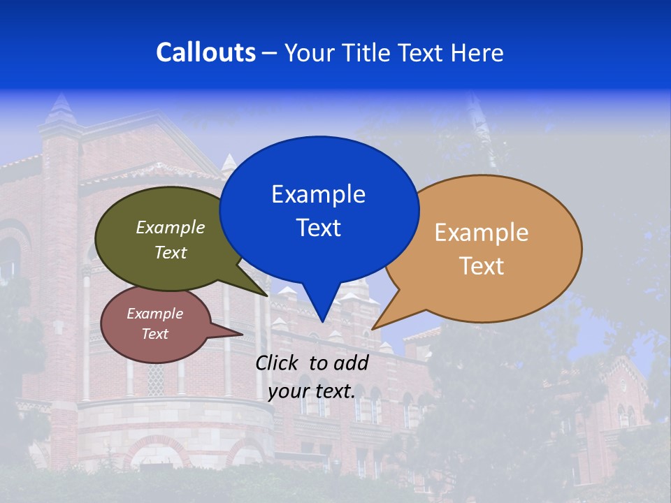 Historic Site Los Angeles Students PowerPoint Template