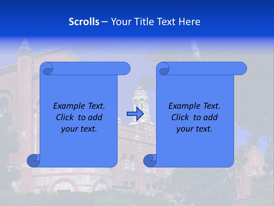 Historic Site Los Angeles Students PowerPoint Template