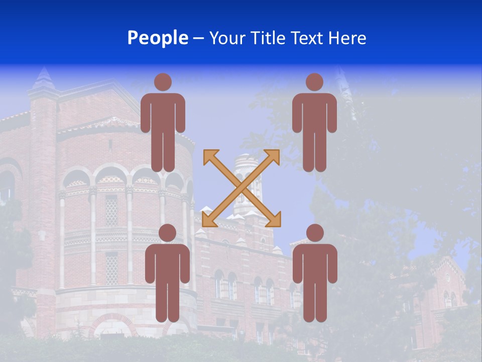 Historic Site Los Angeles Students PowerPoint Template