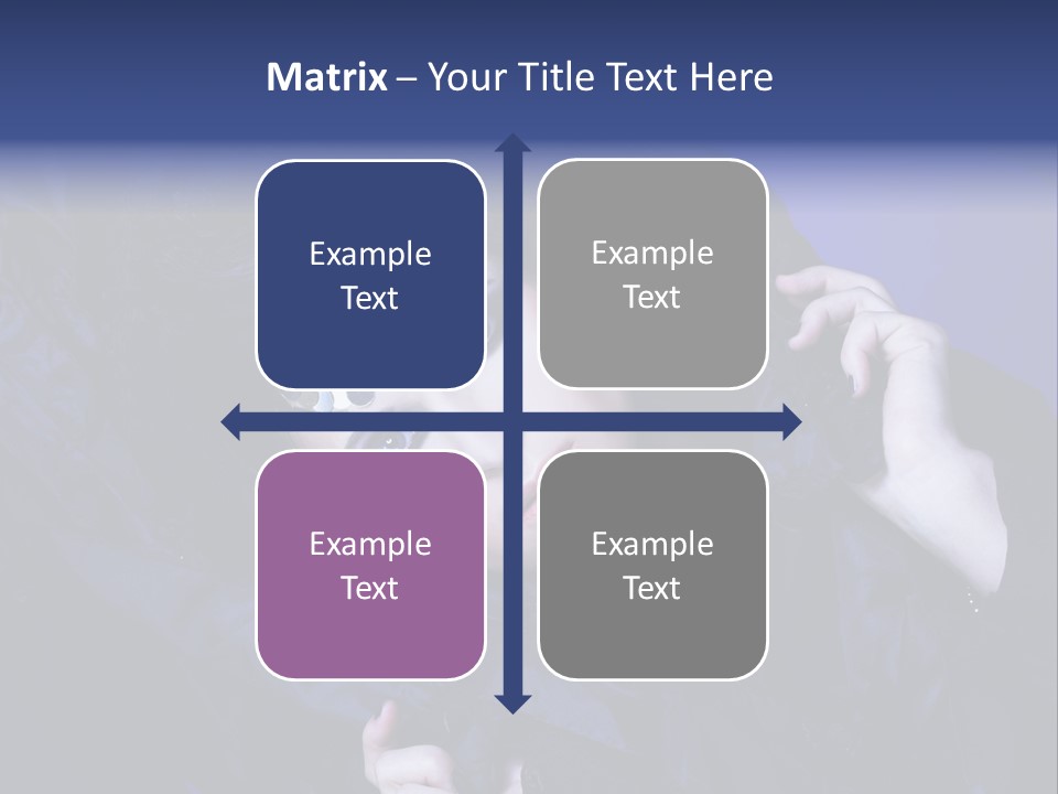 A Woman With Black Makeup And A Black Dress PowerPoint Template