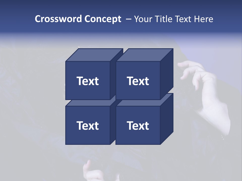 A Woman With Black Makeup And A Black Dress PowerPoint Template