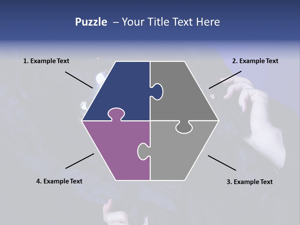 A Woman With Black Makeup And A Black Dress PowerPoint Template