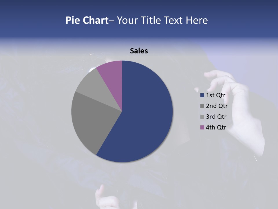 A Woman With Black Makeup And A Black Dress PowerPoint Template