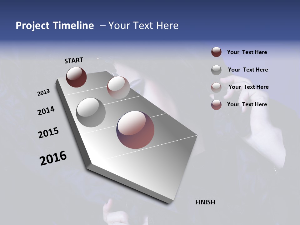 A Woman With Black Makeup And A Black Dress PowerPoint Template
