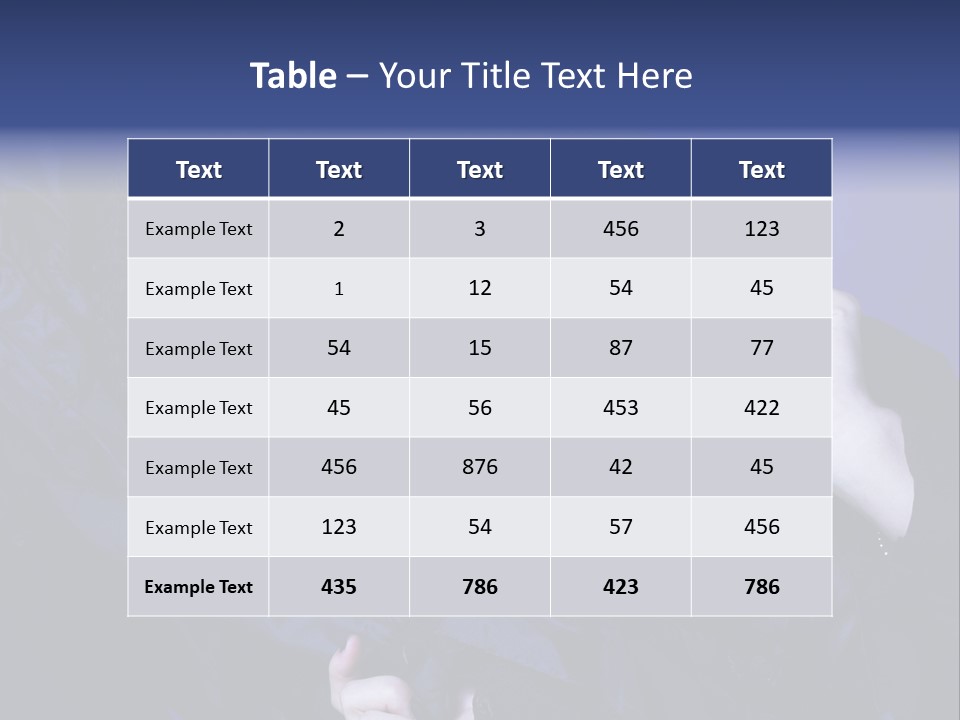 A Woman With Black Makeup And A Black Dress PowerPoint Template