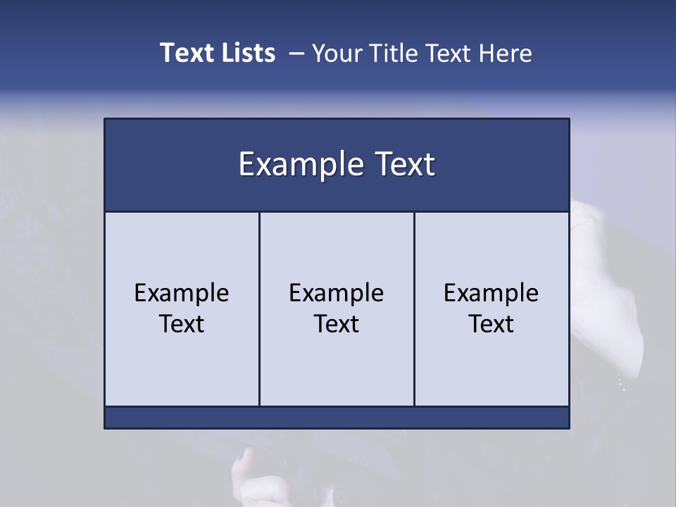 A Woman With Black Makeup And A Black Dress PowerPoint Template
