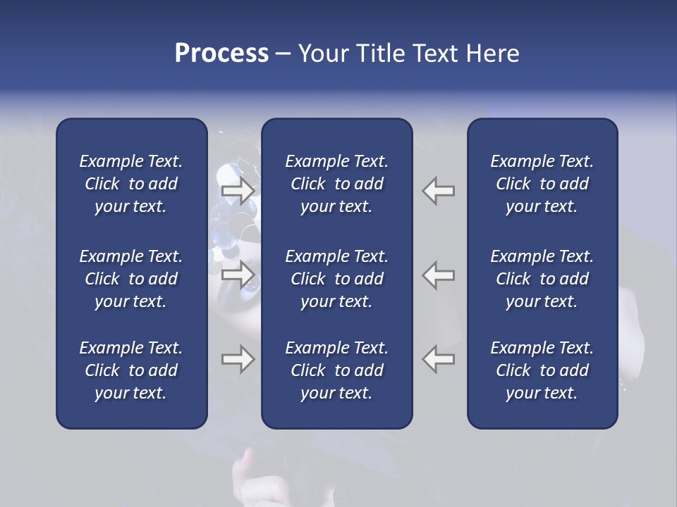 A Woman With Black Makeup And A Black Dress PowerPoint Template