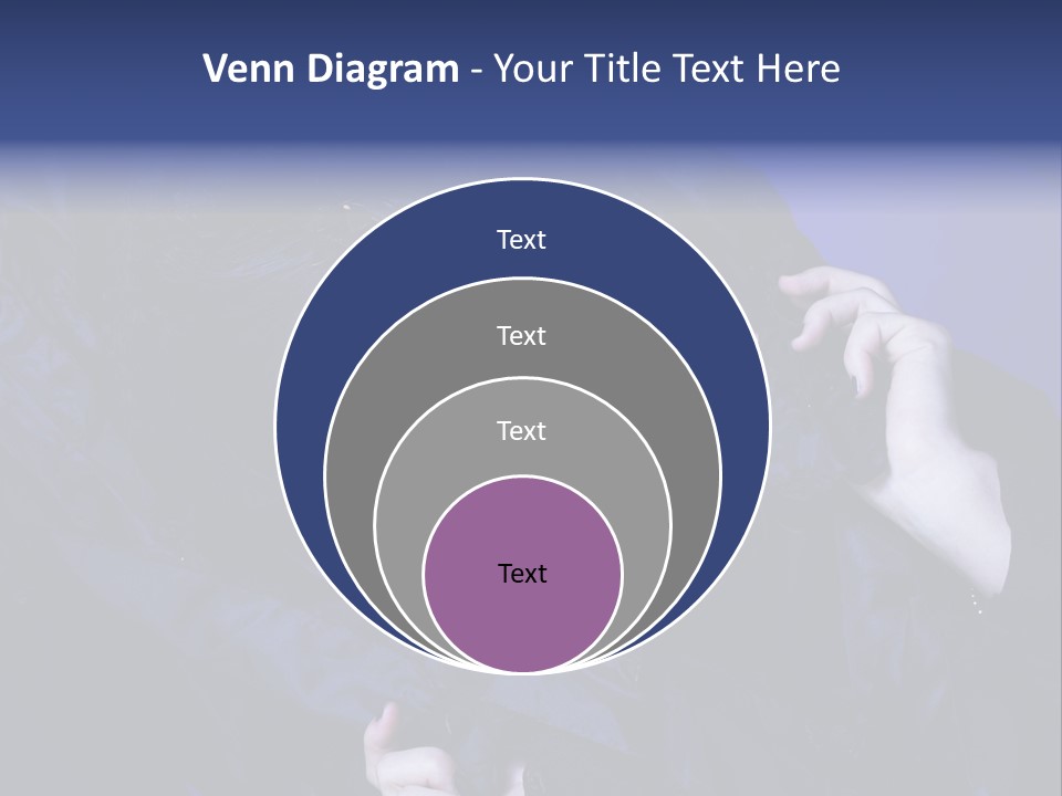 A Woman With Black Makeup And A Black Dress PowerPoint Template