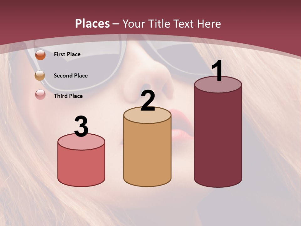 Attractive Sunglasses Style PowerPoint Template