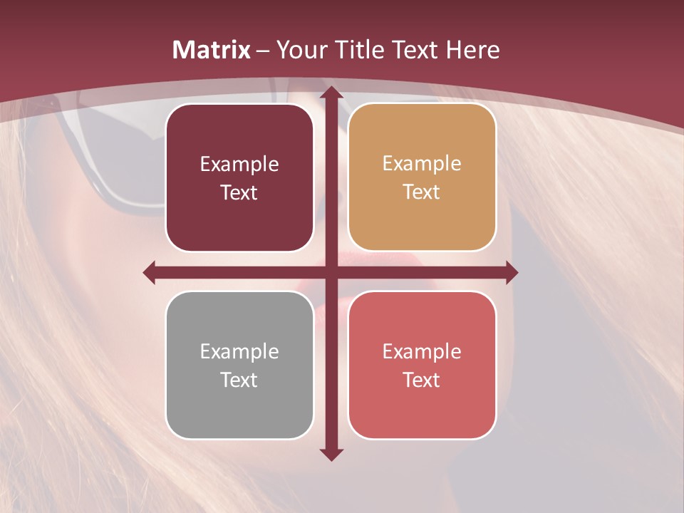 Attractive Sunglasses Style PowerPoint Template