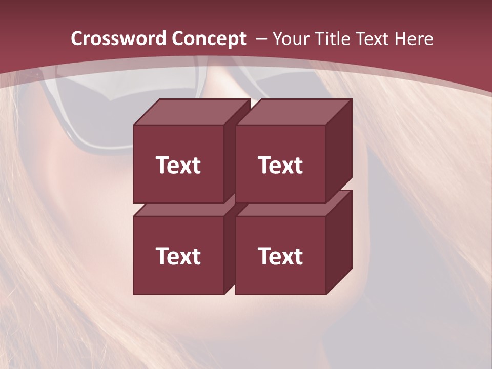 Attractive Sunglasses Style PowerPoint Template