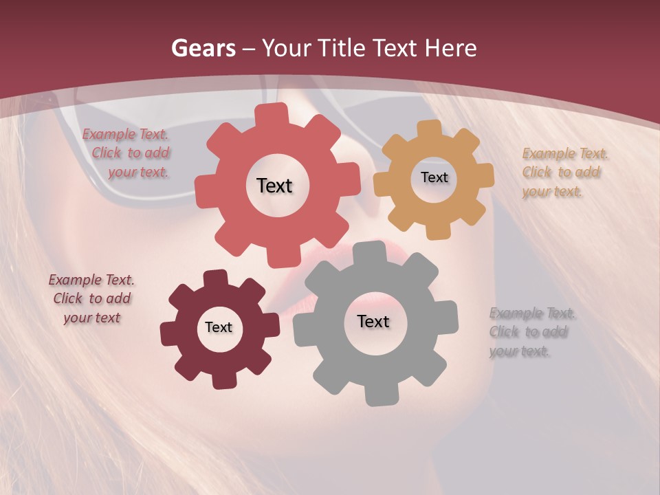 Attractive Sunglasses Style PowerPoint Template