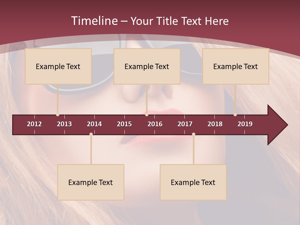 Attractive Sunglasses Style PowerPoint Template