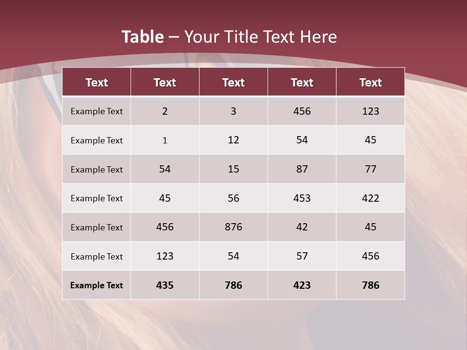 Attractive Sunglasses Style PowerPoint Template