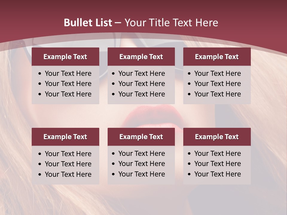 Attractive Sunglasses Style PowerPoint Template