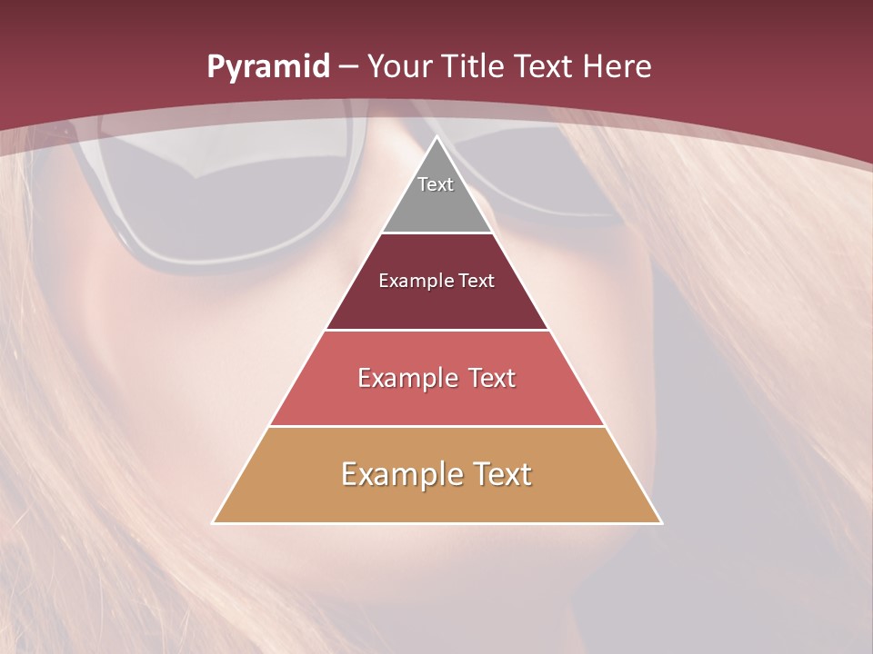 Attractive Sunglasses Style PowerPoint Template