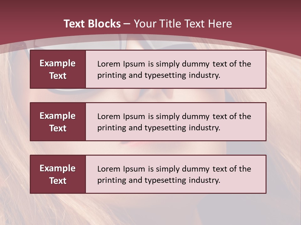 Attractive Sunglasses Style PowerPoint Template