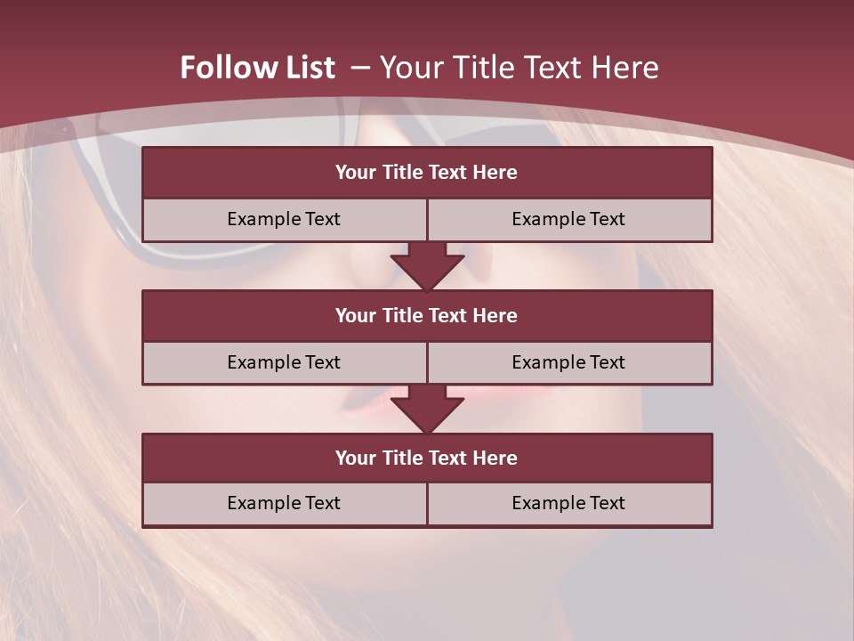 Attractive Sunglasses Style PowerPoint Template
