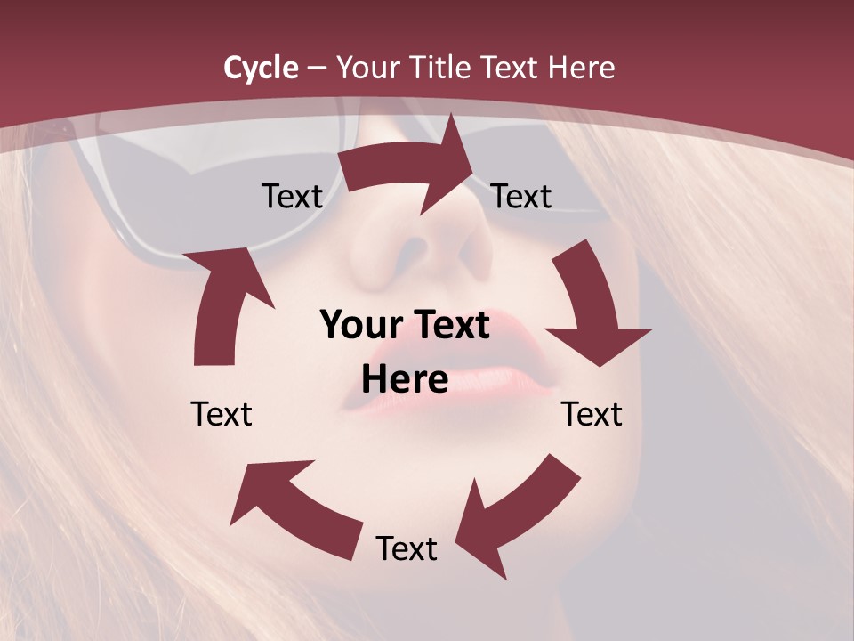 Attractive Sunglasses Style PowerPoint Template