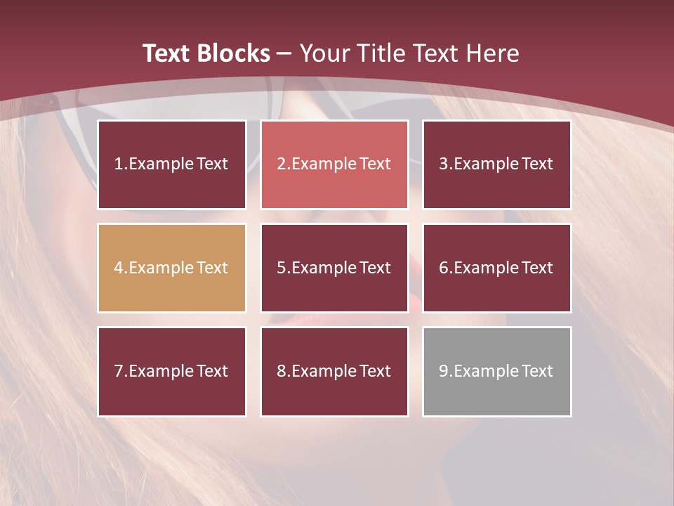 Attractive Sunglasses Style PowerPoint Template