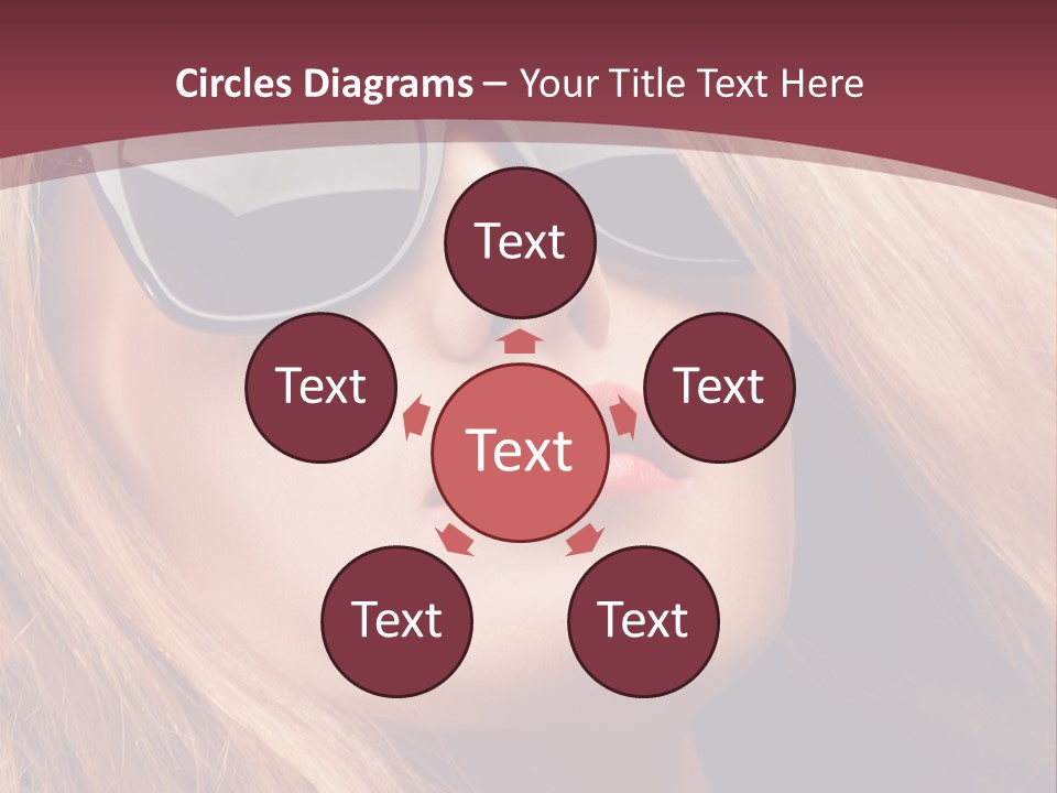 Attractive Sunglasses Style PowerPoint Template