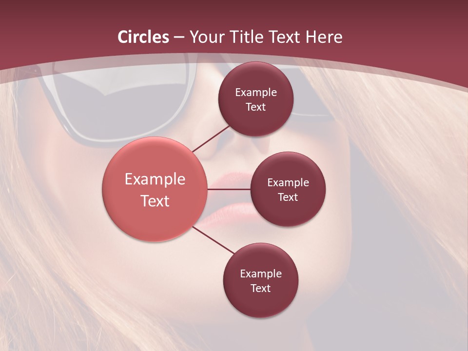 Attractive Sunglasses Style PowerPoint Template