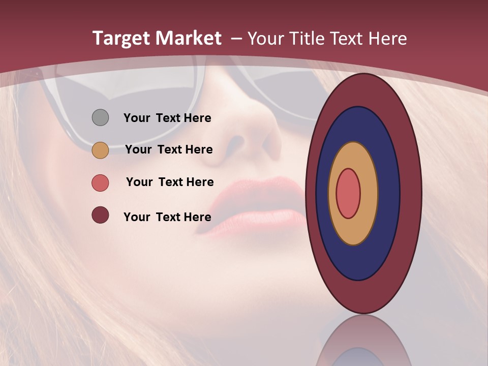 Attractive Sunglasses Style PowerPoint Template