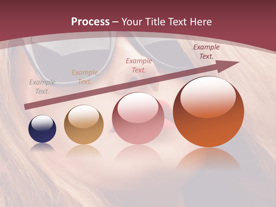 Attractive Sunglasses Style PowerPoint Template
