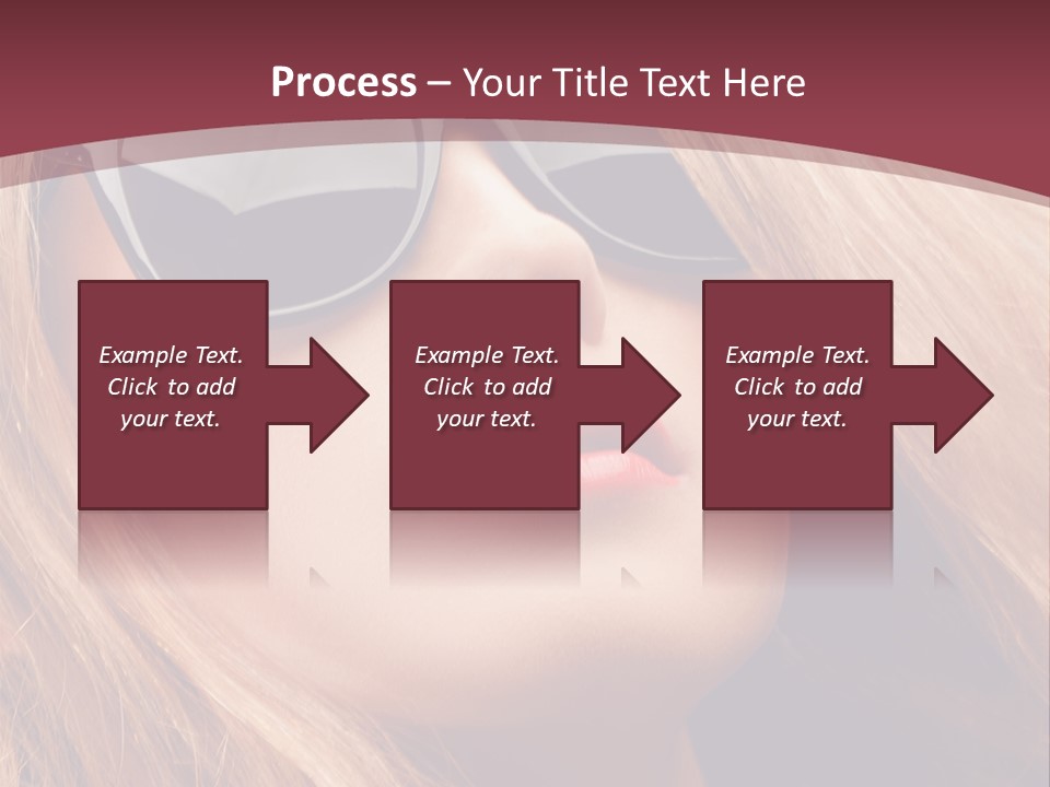 Attractive Sunglasses Style PowerPoint Template