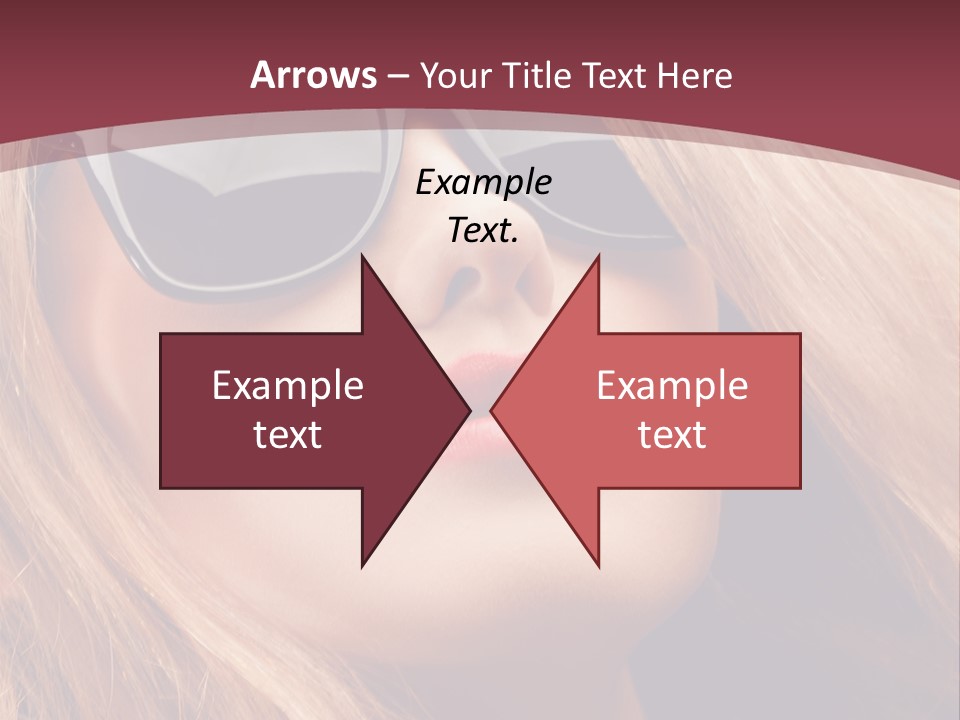 Attractive Sunglasses Style PowerPoint Template