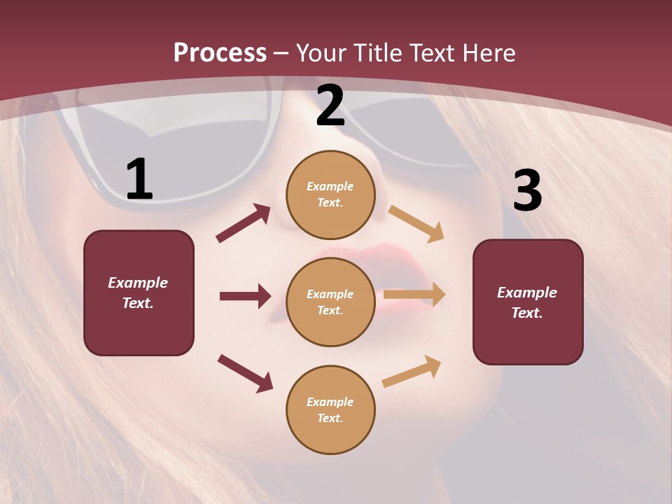 Attractive Sunglasses Style PowerPoint Template