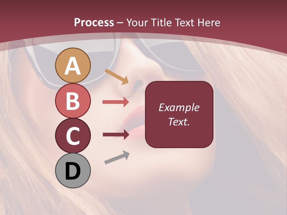 Attractive Sunglasses Style PowerPoint Template