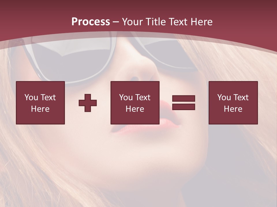 Attractive Sunglasses Style PowerPoint Template