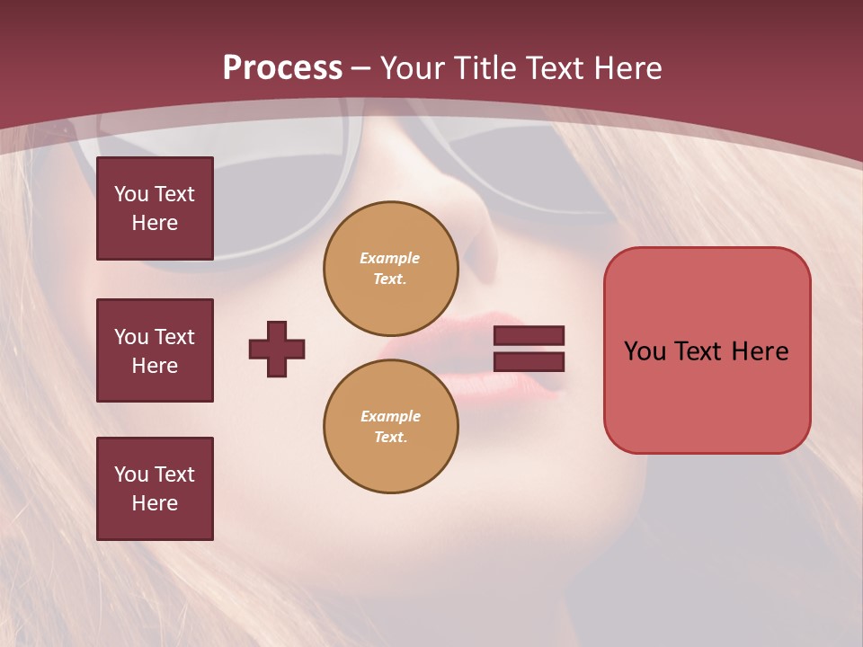Attractive Sunglasses Style PowerPoint Template