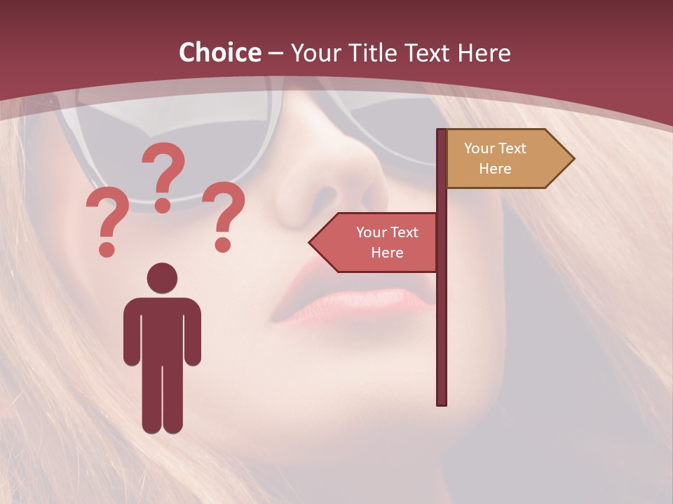 Attractive Sunglasses Style PowerPoint Template