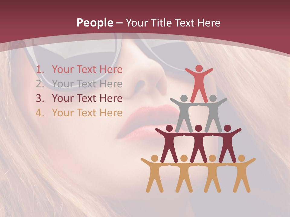 Attractive Sunglasses Style PowerPoint Template