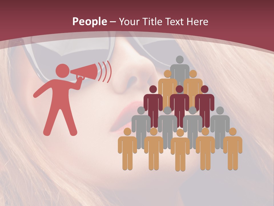 Attractive Sunglasses Style PowerPoint Template